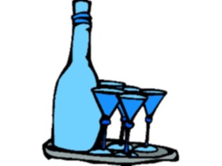 Sticker Custom Preview Image #062601 Food Drink Drinks Alcoholic Wineon Tray2