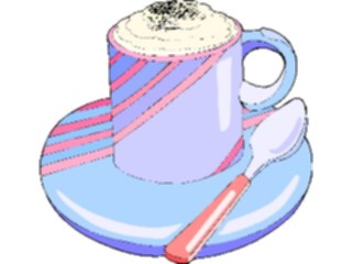 Sticker Custom Preview Image #062613 Food Drink Drinks Non Alcoholic Cappuccino2