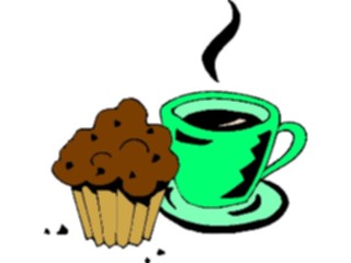 Sticker Custom Preview Image #062703 Food Drink Drinks Non Alcoholic Coffee Muffin3