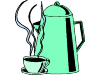 Sticker Custom Preview Image #062706 Food Drink Drinks Non Alcoholic Coffee Pot Cup