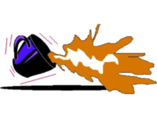 Sticker Custom Preview Image #062708 Food Drink Drinks Non Alcoholic Coffee Spill1
