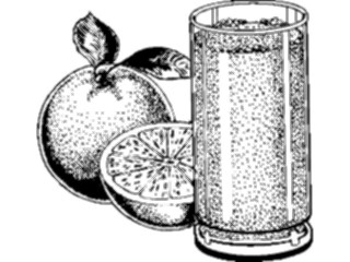 Sticker Custom Preview Image #062785 Food Drink Drinks Non Alcoholic Juice Orange01