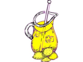Sticker Custom Preview Image #062807 Food Drink Drinks Non Alcoholic Lemonade07