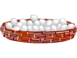 Sticker Custom Preview Image #062928 Food Drink Eggs Egg Basket5