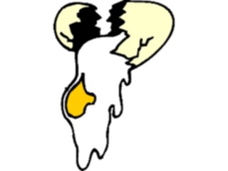 Sticker Custom Preview Image #062930 Food Drink Eggs Egg Cracked1
