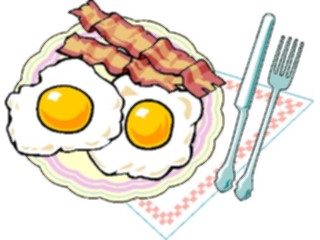 Sticker Custom Preview Image #062943 Food Drink Eggs Eggs Bacon3