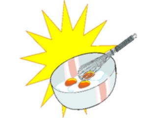 Sticker Custom Preview Image #062952 Food Drink Eggs Eggsin Skillet
