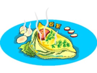 Sticker Custom Preview Image #062964 Food Drink Eggs Omelette3