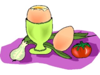 Sticker Custom Preview Image #062983 Food Drink Eggs Soft Boiled14