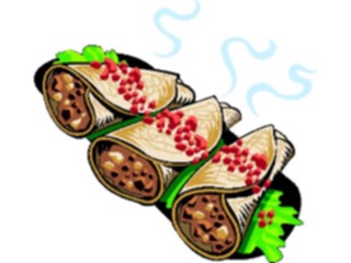 Sticker Custom Preview Image #063008 Food Drink Fast Food Burritos1