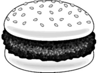 Sticker Custom Preview Image #063186 Food Drink Fast Food Hamburger04