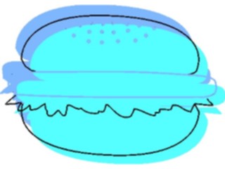 Sticker Custom Preview Image #063206 Food Drink Fast Food Hamburger24