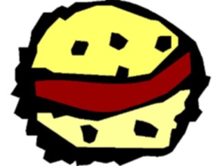 Sticker Custom Preview Image #063210 Food Drink Fast Food Hamburger28