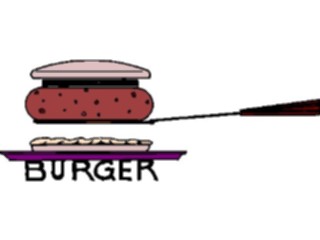 Sticker Custom Preview Image #063211 Food Drink Fast Food Hamburger29