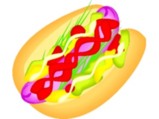 Sticker Custom Preview Image #063266 Food Drink Fast Food Hot Dog32