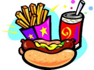 Sticker Custom Preview Image #063279 Food Drink Fast Food Hot Dog Meal1