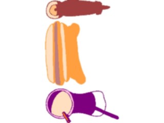 Sticker Custom Preview Image #063280 Food Drink Fast Food Hot Dog Meal2