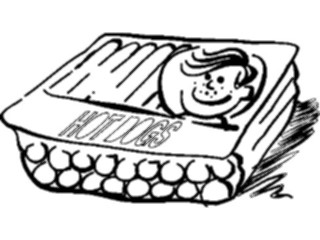 Sticker Custom Preview Image #063283 Food Drink Fast Food Hot Dog Pack