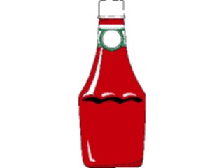 Sticker Custom Preview Image #063292 Food Drink Fast Food Ketchup01