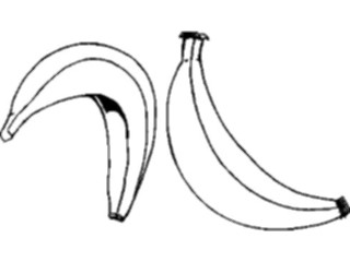 Sticker Custom Preview Image #063737 Food Drink Fruits Bananas17