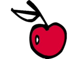 Sticker Custom Preview Image #063804 Food Drink Fruits Cherry1