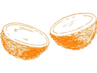 Sticker Custom Preview Image #063818 Food Drink Fruits Coconut5
