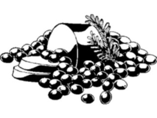 Sticker Custom Preview Image #063821 Food Drink Fruits Cranberries Sauce