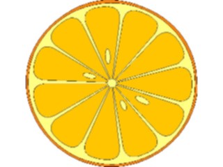 Sticker Custom Preview Image #063873 Food Drink Fruits Grapefruit Slice