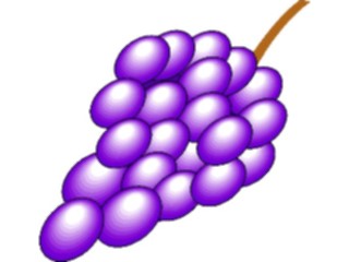 Sticker Custom Preview Image #063876 Food Drink Fruits Grapes03