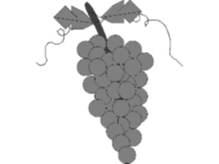 Sticker Custom Preview Image #063879 Food Drink Fruits Grapes06