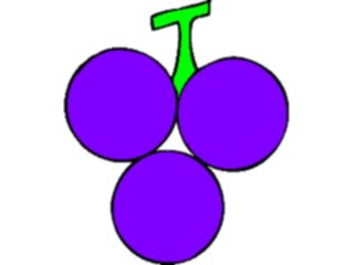 Sticker Custom Preview Image #063928 Food Drink Fruits Grapes55