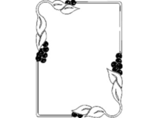 Sticker Custom Preview Image #063934 Food Drink Fruits Grapes Frame