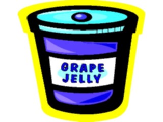 Sticker Custom Preview Image #063942 Food Drink Fruits Jelly Grape1