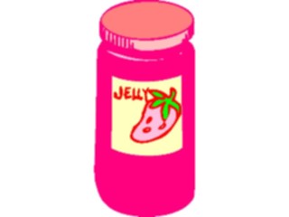Sticker Custom Preview Image #063946 Food Drink Fruits Jelly Strawberry