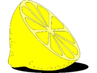 Sticker Custom Preview Image #063957 Food Drink Fruits Lemon01