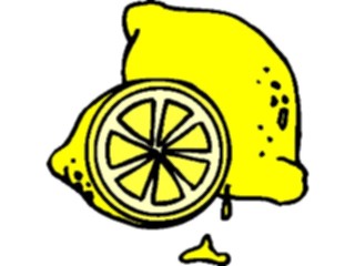 Sticker Custom Preview Image #063975 Food Drink Fruits Lemon19