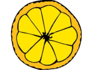 Sticker Custom Preview Image #063984 Food Drink Fruits Lemon Slice3