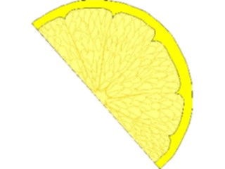 Sticker Custom Preview Image #063987 Food Drink Fruits Lemon Wedge1