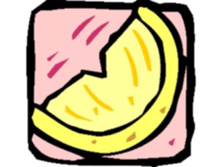 Sticker Custom Preview Image #063989 Food Drink Fruits Lemon Wedge3