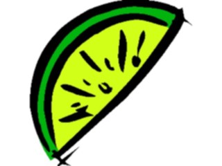 Sticker Custom Preview Image #064002 Food Drink Fruits Lime05