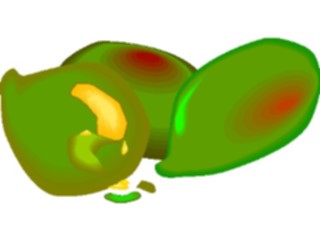 Sticker Custom Preview Image #064011 Food Drink Fruits Mango4