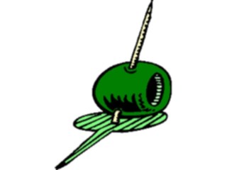 Sticker Custom Preview Image #064025 Food Drink Fruits Olive7