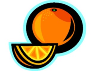 Sticker Custom Preview Image #064041 Food Drink Fruits Orange07