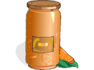 Sticker Custom Preview Image #064058 Food Drink Fruits Orange Marmalade