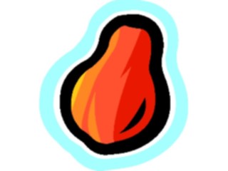 Sticker Custom Preview Image #064085 Food Drink Fruits Papaya1