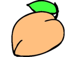 Sticker Custom Preview Image #064092 Food Drink Fruits Peach06