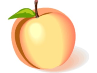 Sticker Custom Preview Image #064097 Food Drink Fruits Peach11