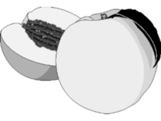 Sticker Custom Preview Image #064102 Food Drink Fruits Peaches01