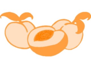 Sticker Custom Preview Image #064106 Food Drink Fruits Peaches05