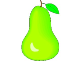 Sticker Custom Preview Image #064117 Food Drink Fruits Pear03
